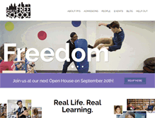 Tablet Screenshot of phillyfreeschool.org